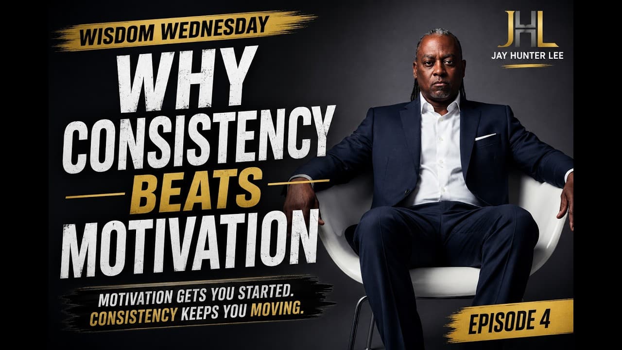 YouTube thumbnail for Consistency Beats Motivation